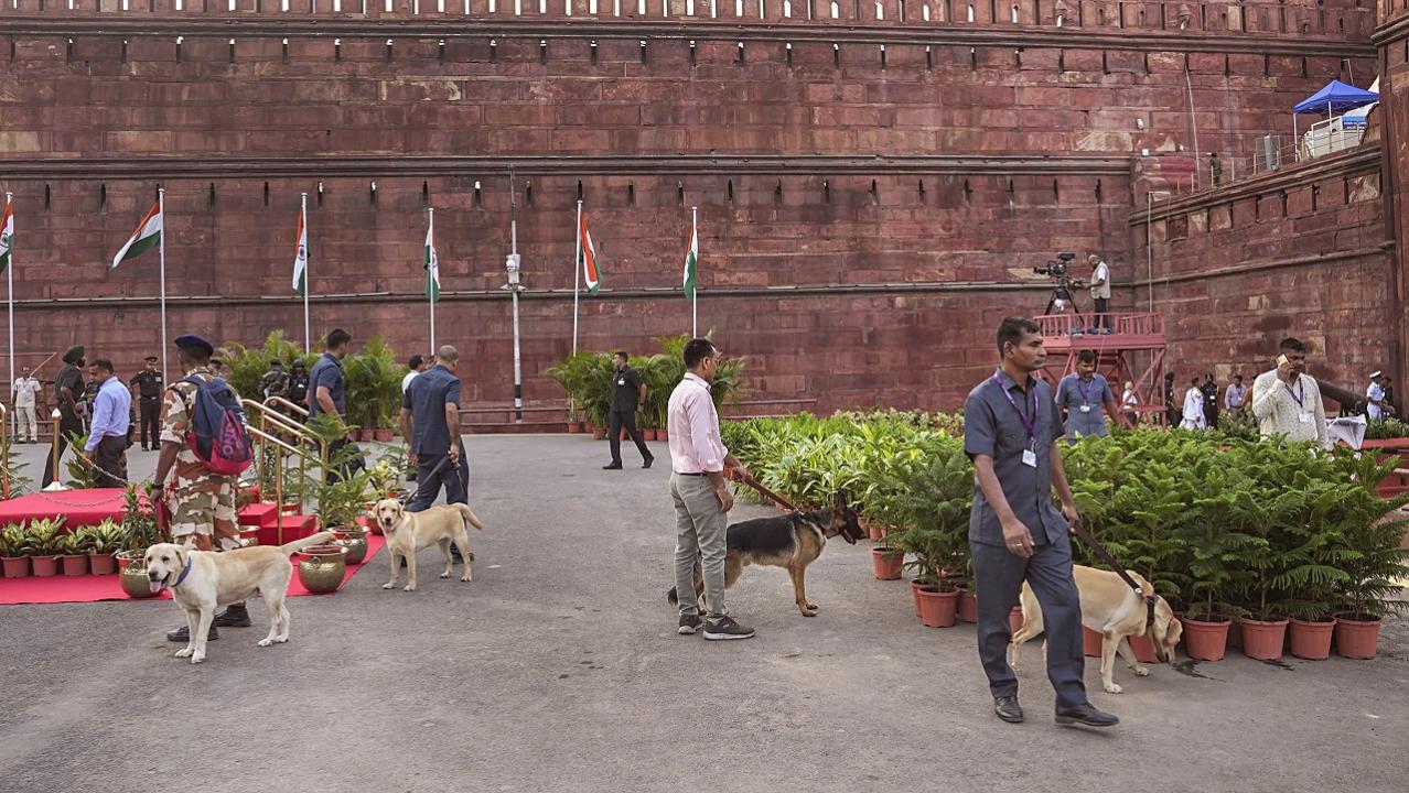 Security beefed up in Delhi ahead of Independence Day; police check vehicles