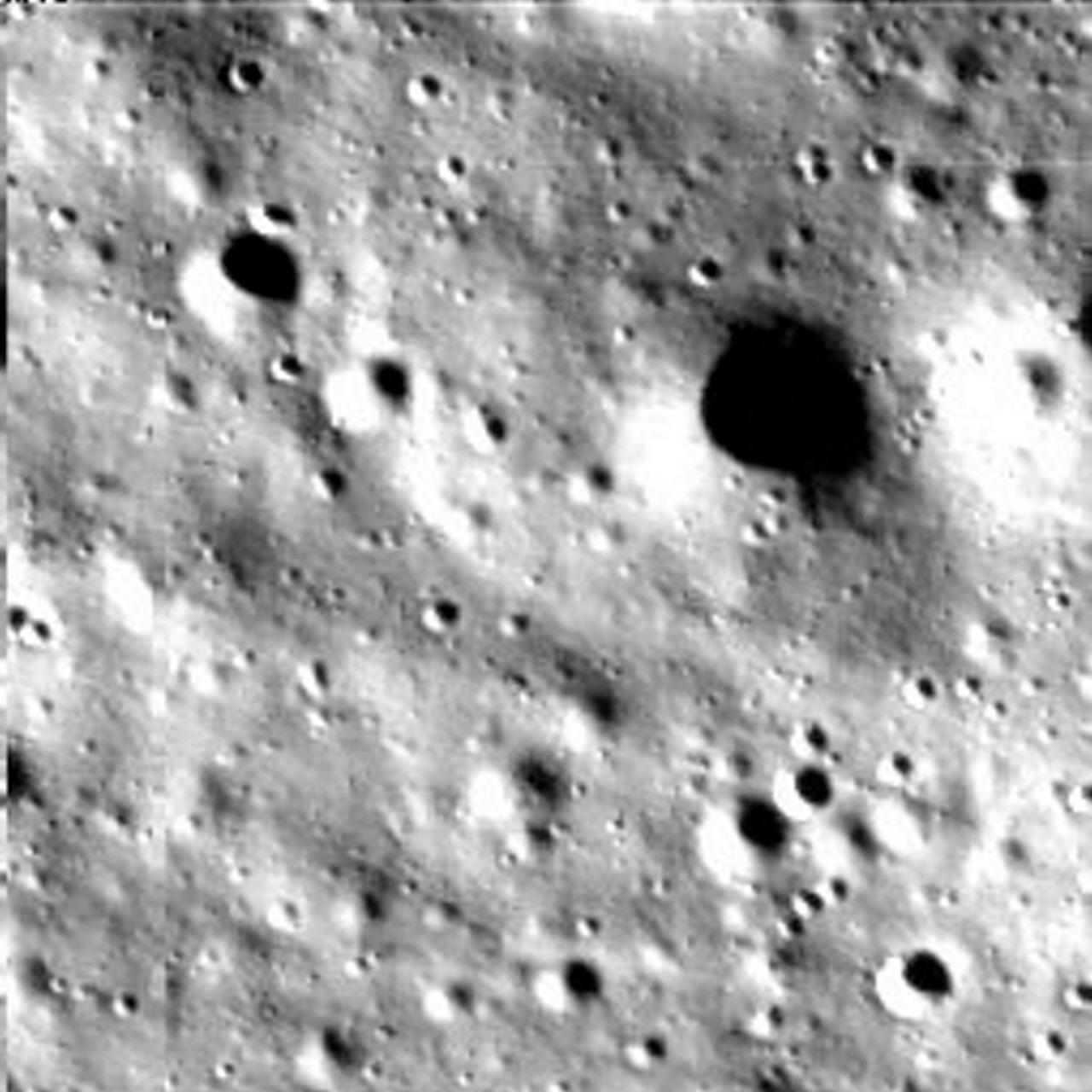 ISRO also released images from the Lander Horizontal Velocity Camera taken during the descent to the Moon's surface