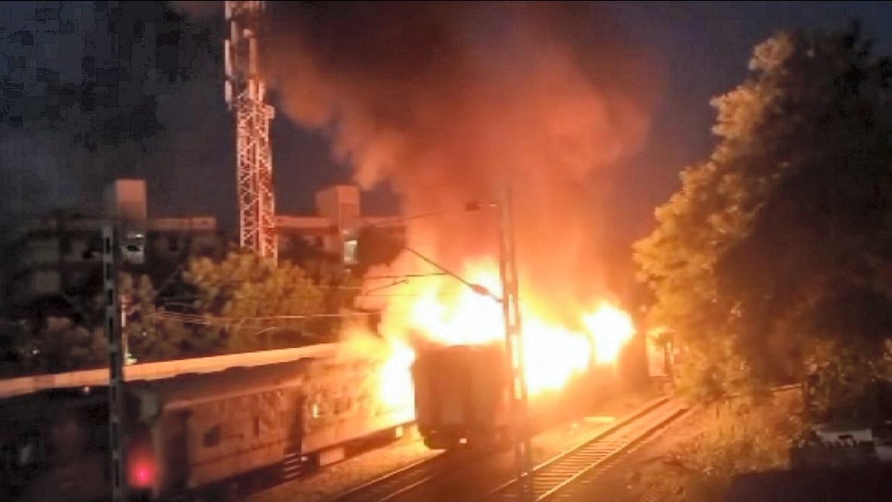 In Photos: Nine killed in Tamil Nadu train fire mishap