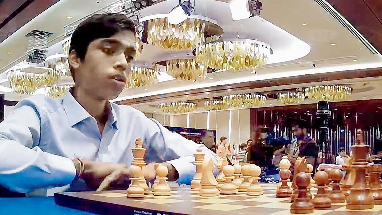Praggnanandhaa powers into Champions Chess Tour