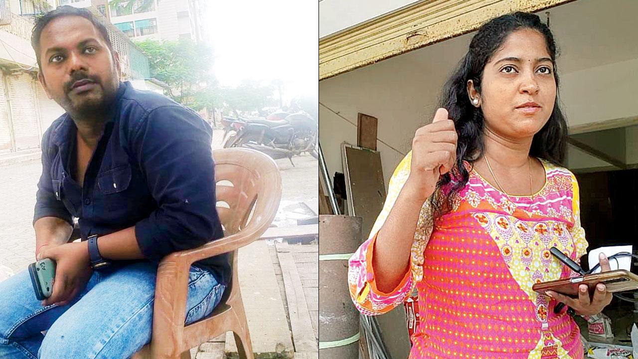 Prakash Gaikwad and Natasha Salunkhe