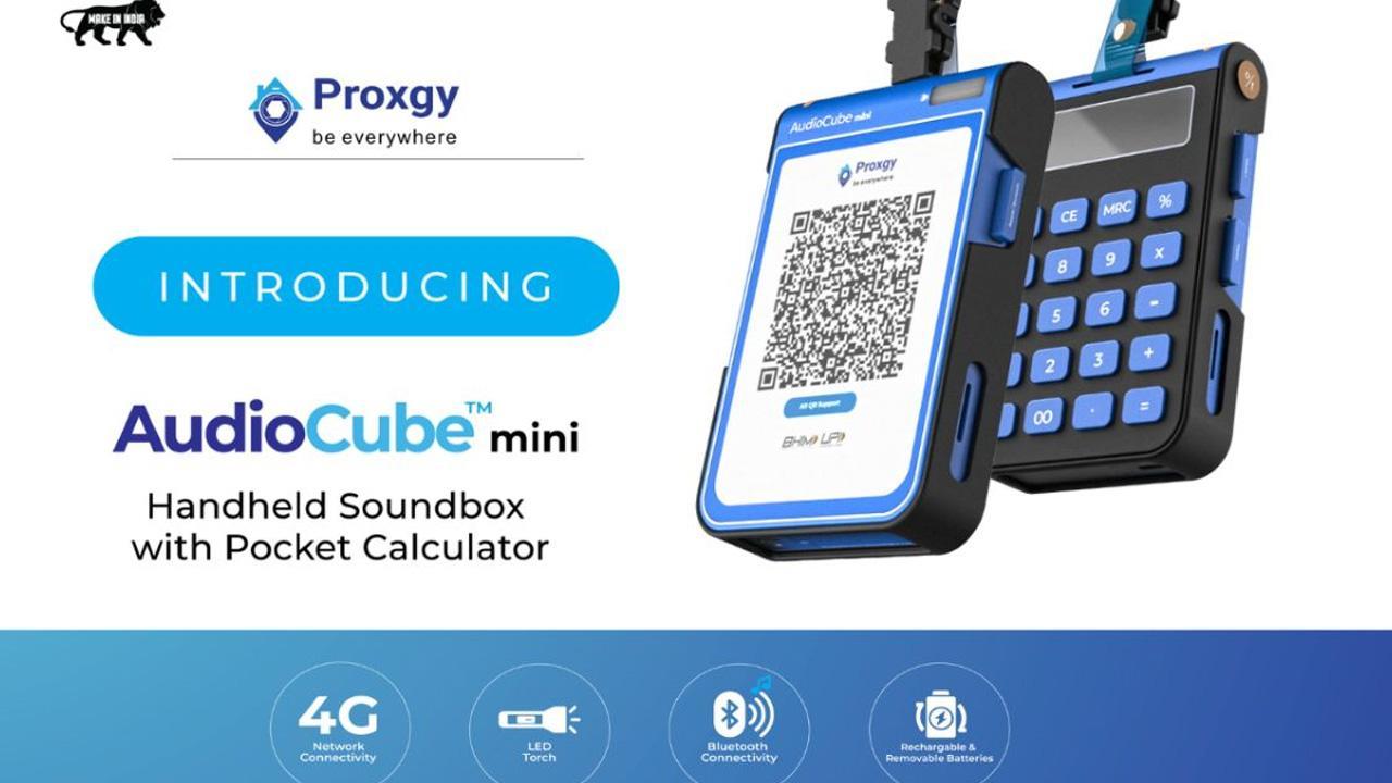 Proxgy Unveils AudioCube Mini - A mini 4G Sound Box for Digital Payments in Remote Regions