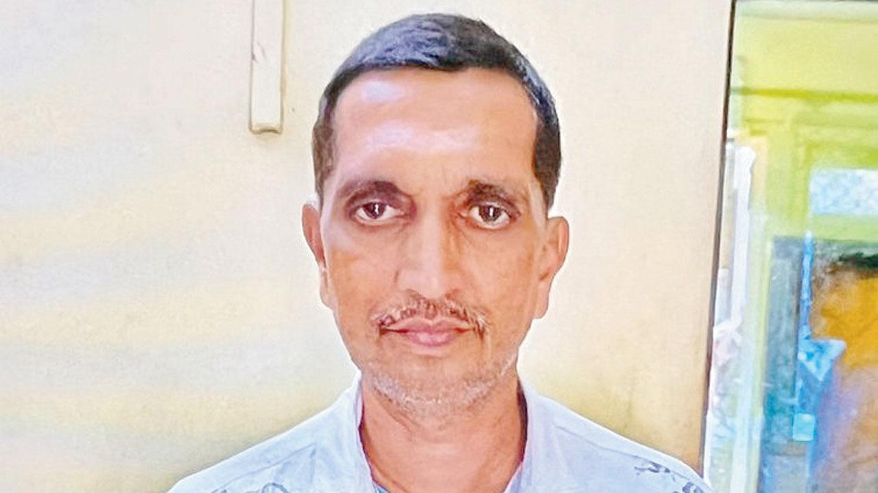 Rajesh Naik, the stamp-maker. He is an accused in the Rs 3,000-cr housing scam case. Pics/Hanif Patel