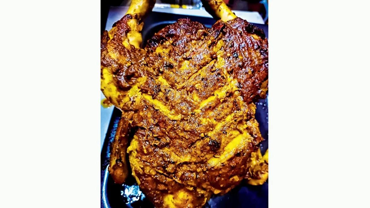 Aaron D’Souza, founder of The Goan Poie makes Mama’s one-pot slow roast chicken (in picture), which is slow cooked with a lot of flavour. Order from @thegoanpoie; Cost Rs 950 (only pre-orders accepted). The O Pedro in Bandra Kurla Complex also has a Roast suckling pig every Saturday and Sunday. Cost Rs 950