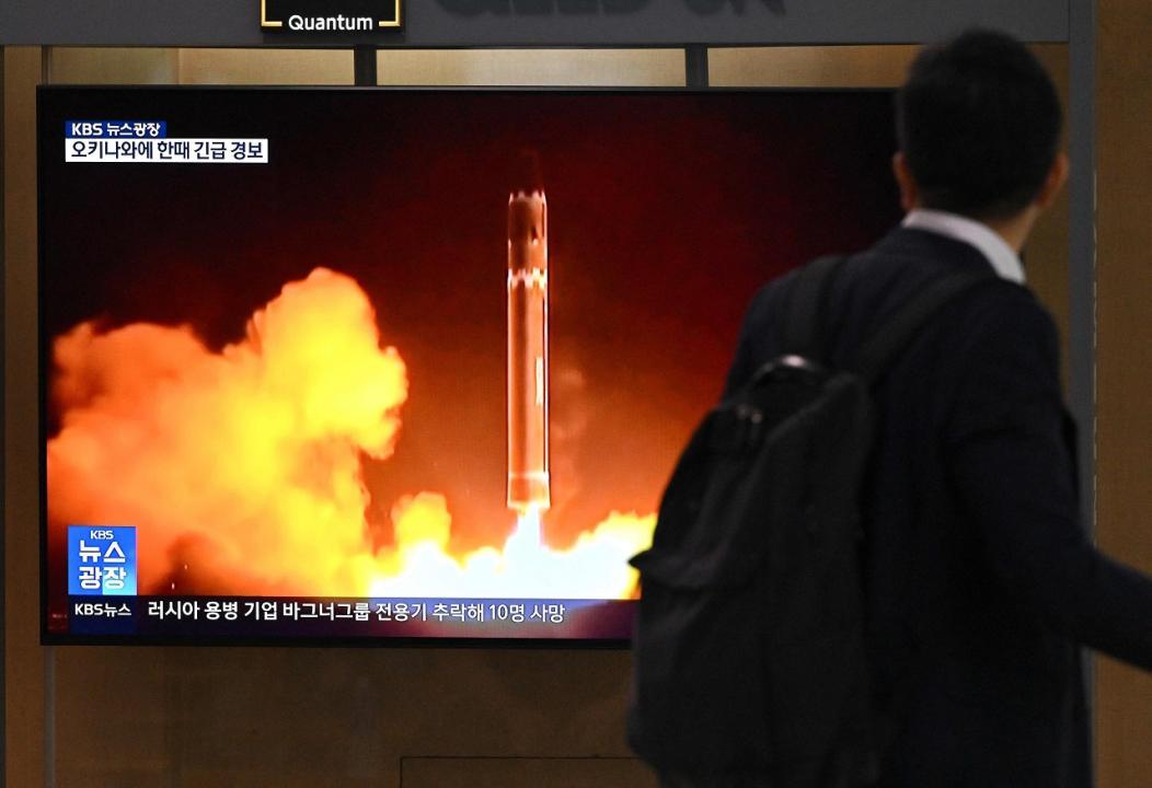 North Korea fires suspected ballistic missile on first day of 'satellite' launch