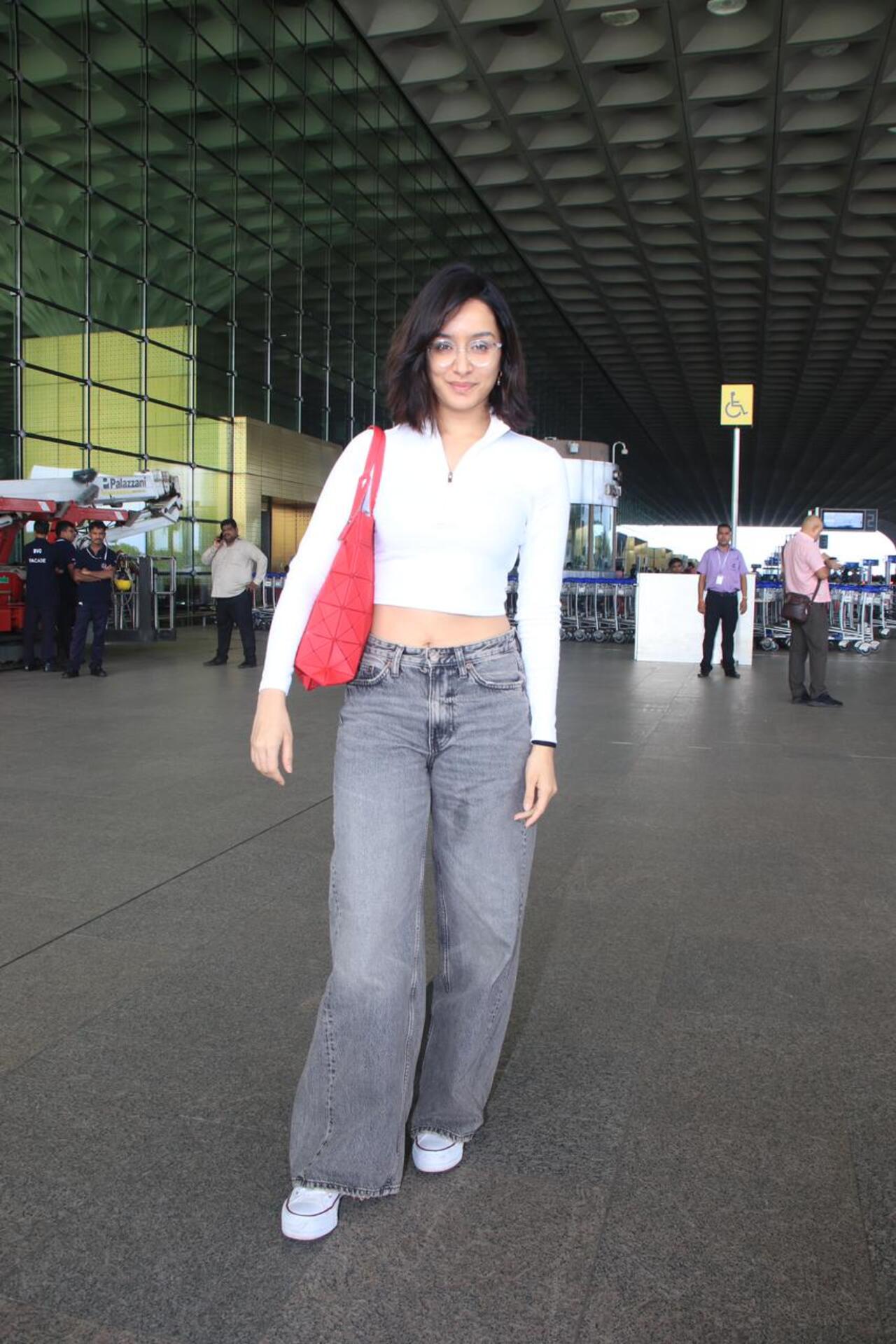 Shraddha Kapoor jetted out of the city this morning