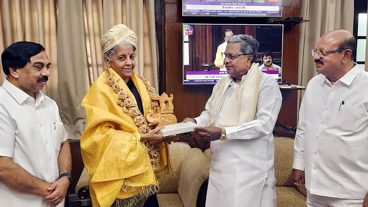 Siddaramaiah also met Union Finance Minister Nirmala Sitharaman and discussed issues related to Karnataka