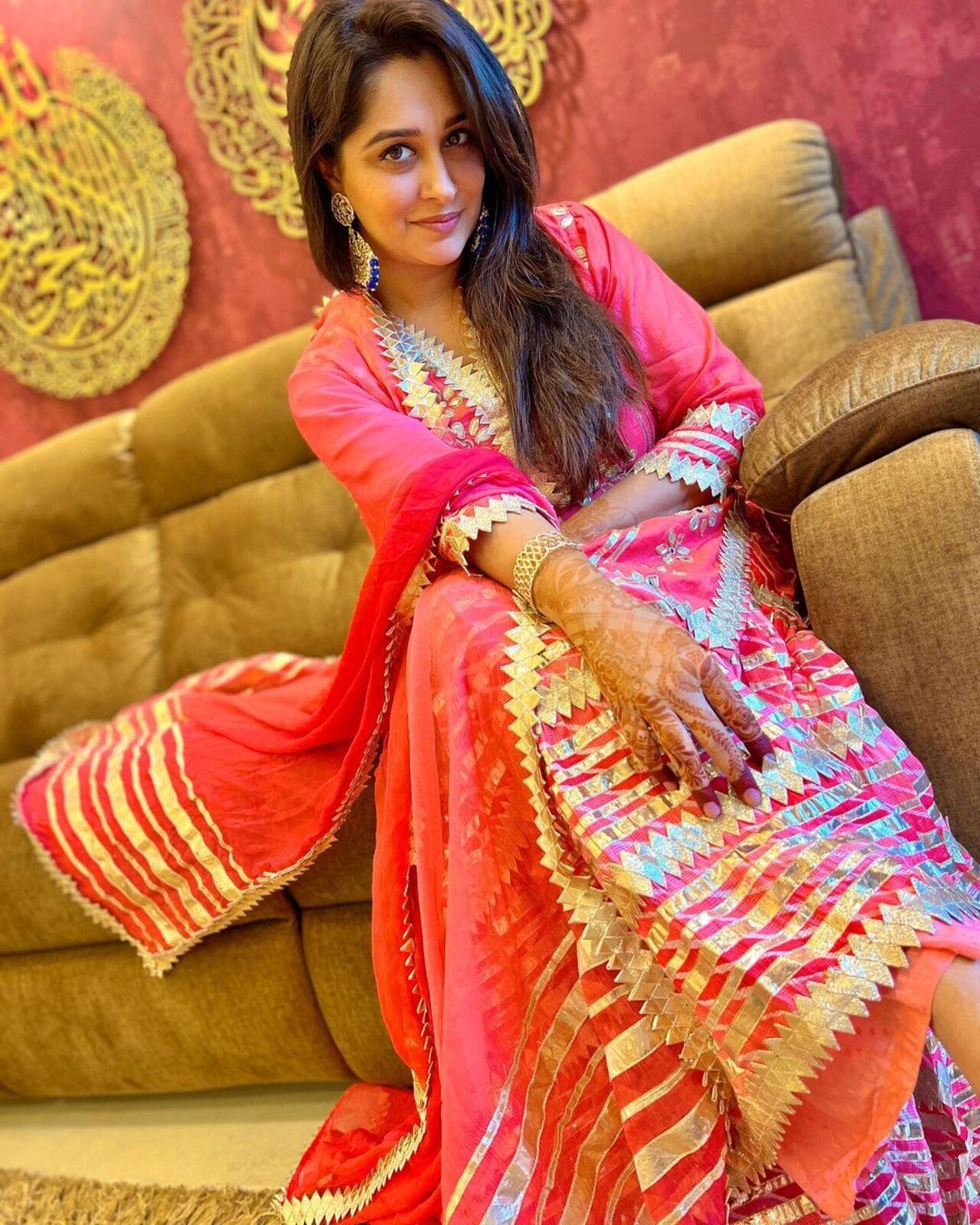 This look of hers can be a perfect choice for this rakhi This look of hers can be a perfect choice for this rakhi
