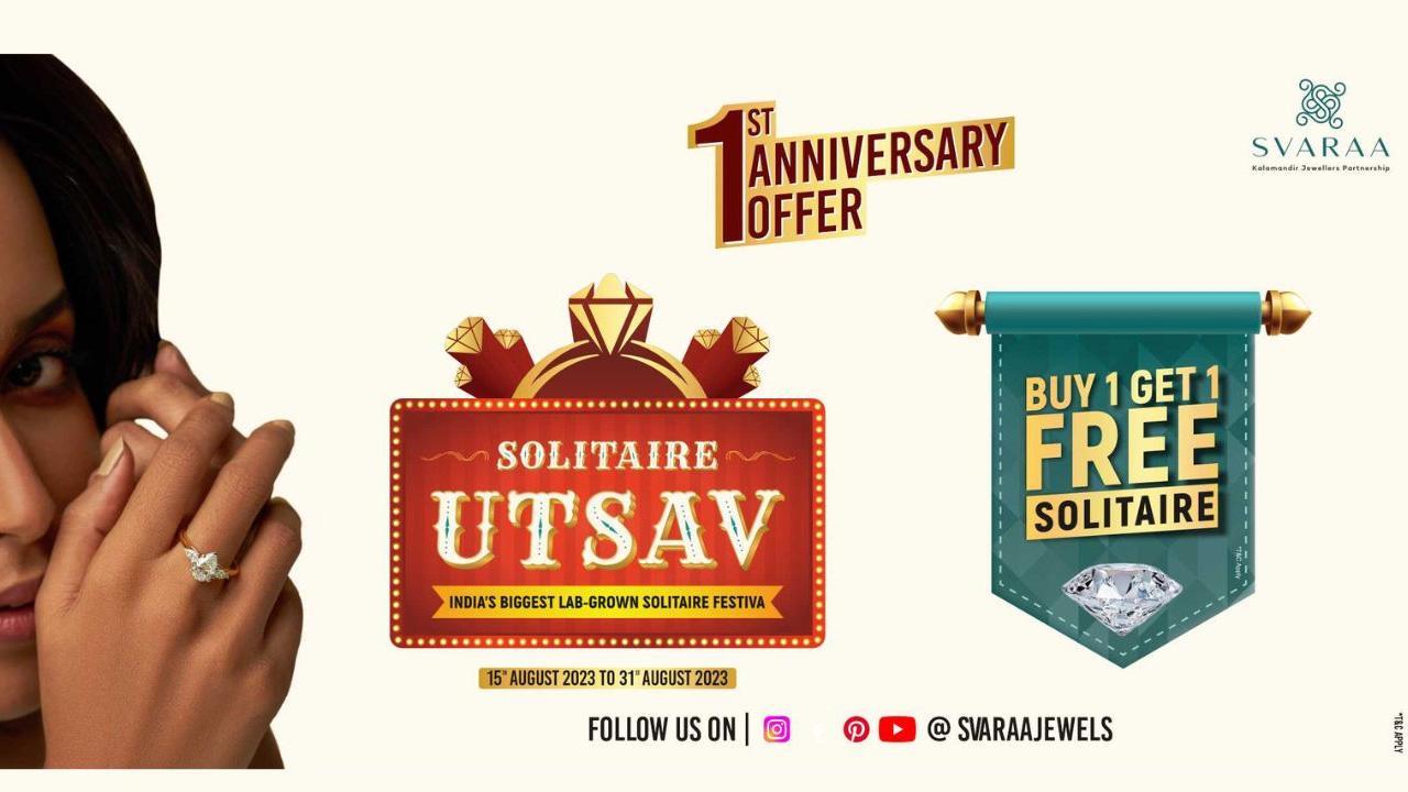 Celebrate Elegance: Svaraa Jewels' Solitaire Utsav Turns One!