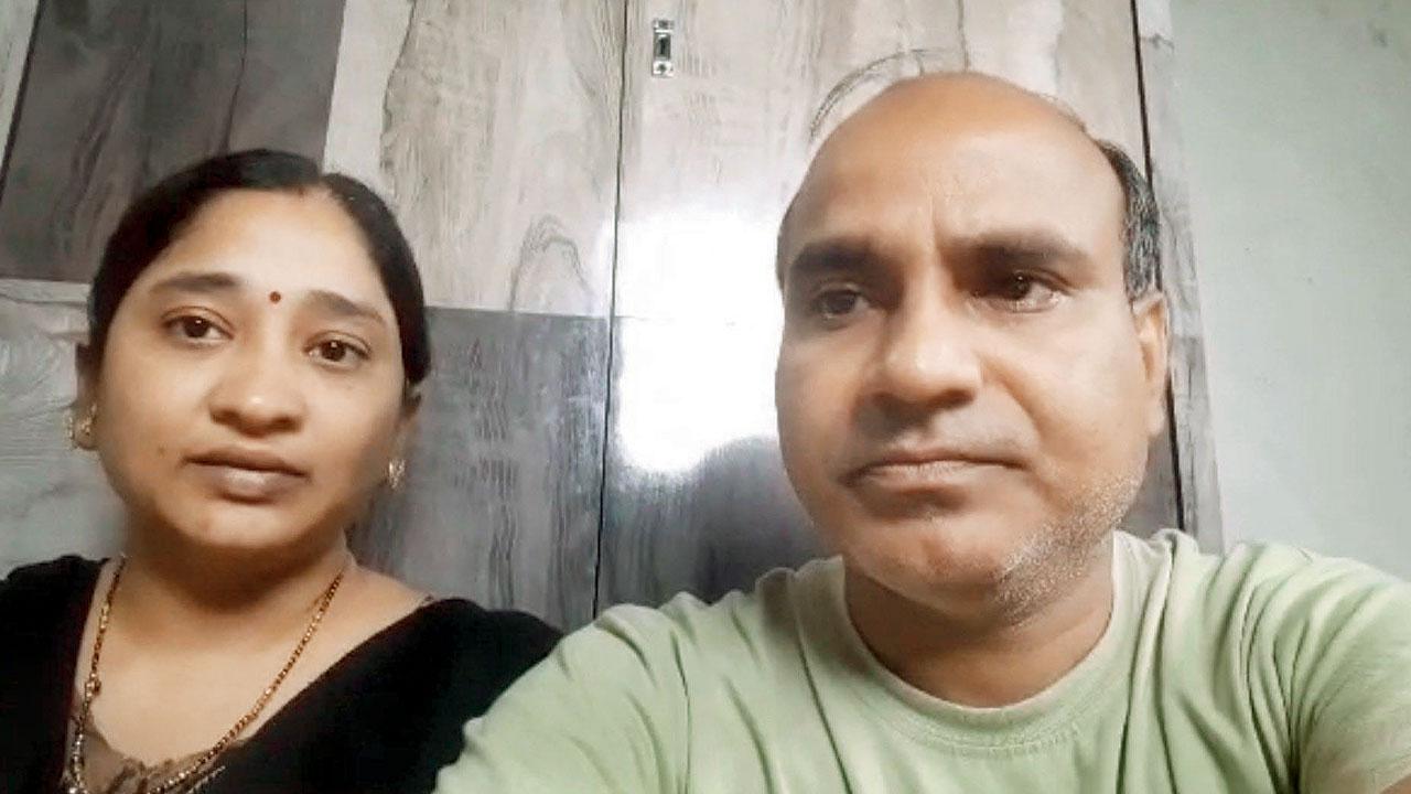 A grab from the video recorded by Nandkumar and Ujjwala Nanaware prior to their suicide