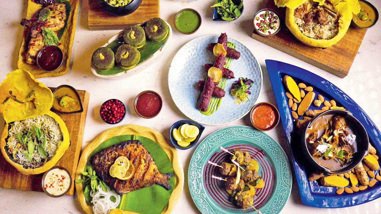 A kebab platter