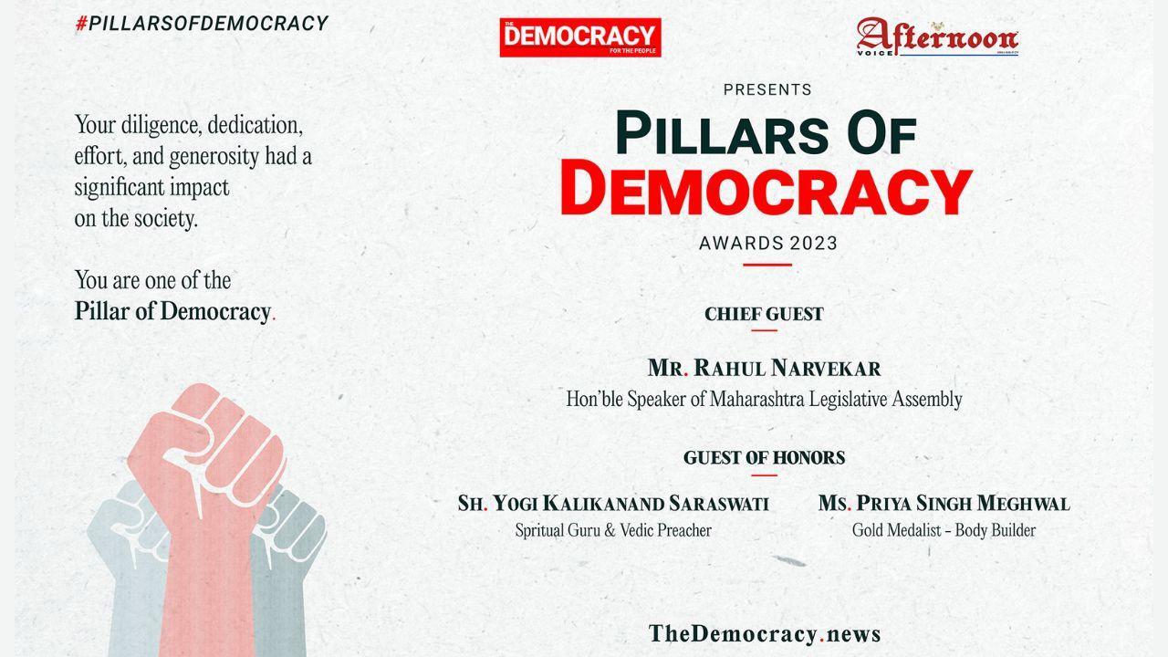 Vaidehi Taman announces the 2nd Edition of Pillars of Democracy Awards 2023: Recognizing Exemplary Contributions