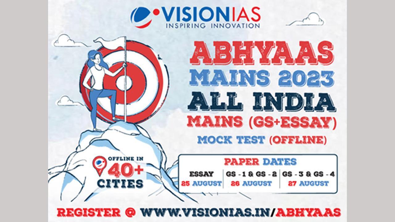 Achieve Excellence in UPSC Mains 2023 with VisionIAS Abhyaas Mains