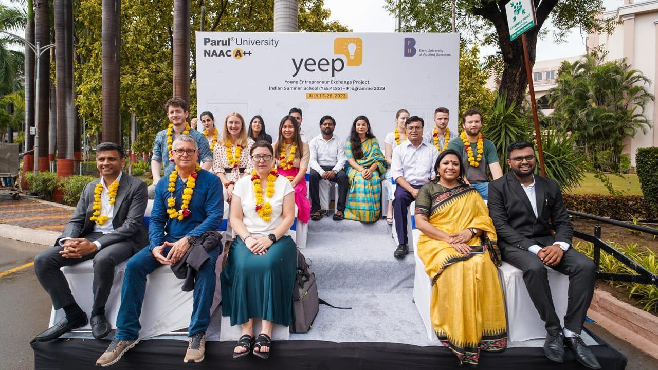 YEEP 2023: Parul University and Swiss Students Collaborate on Innovative Solutions