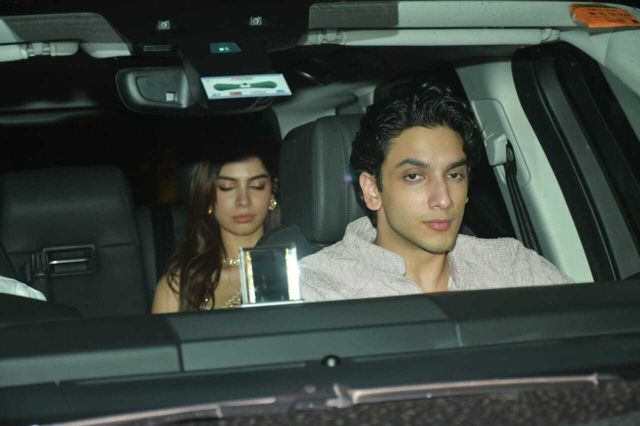 Khushi Kapoor arrived with her 'The Archies' co-star Vedang Raina