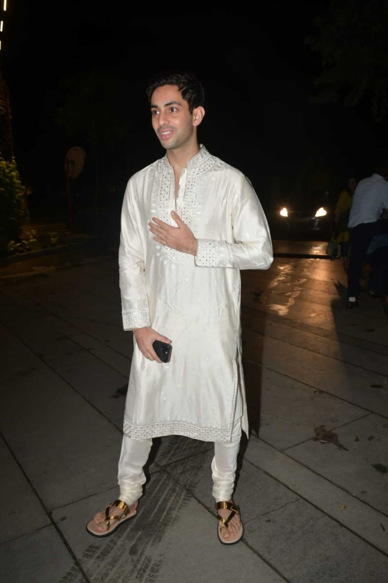 Amitabh Bachchan's grandson Agastya Nanda was also seen at the party. He will soon be making his debut with 'The Archies' and is rumoured to be dating Suhana