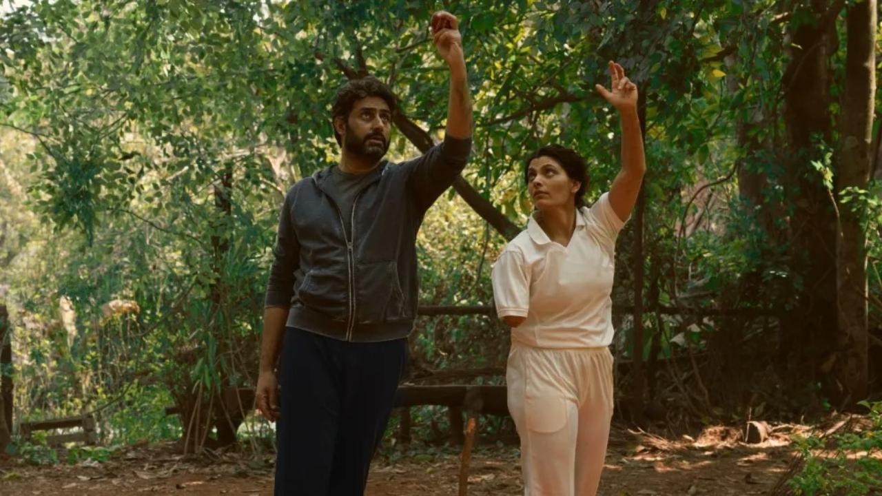 Abhishek Bachchan's daughter Aaradhya gave a suggestion for climax scene of 'Ghoomer'