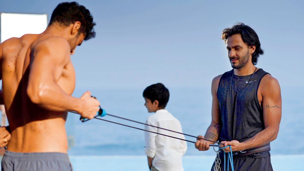 Robin Behl with Aditya Roy Kapur