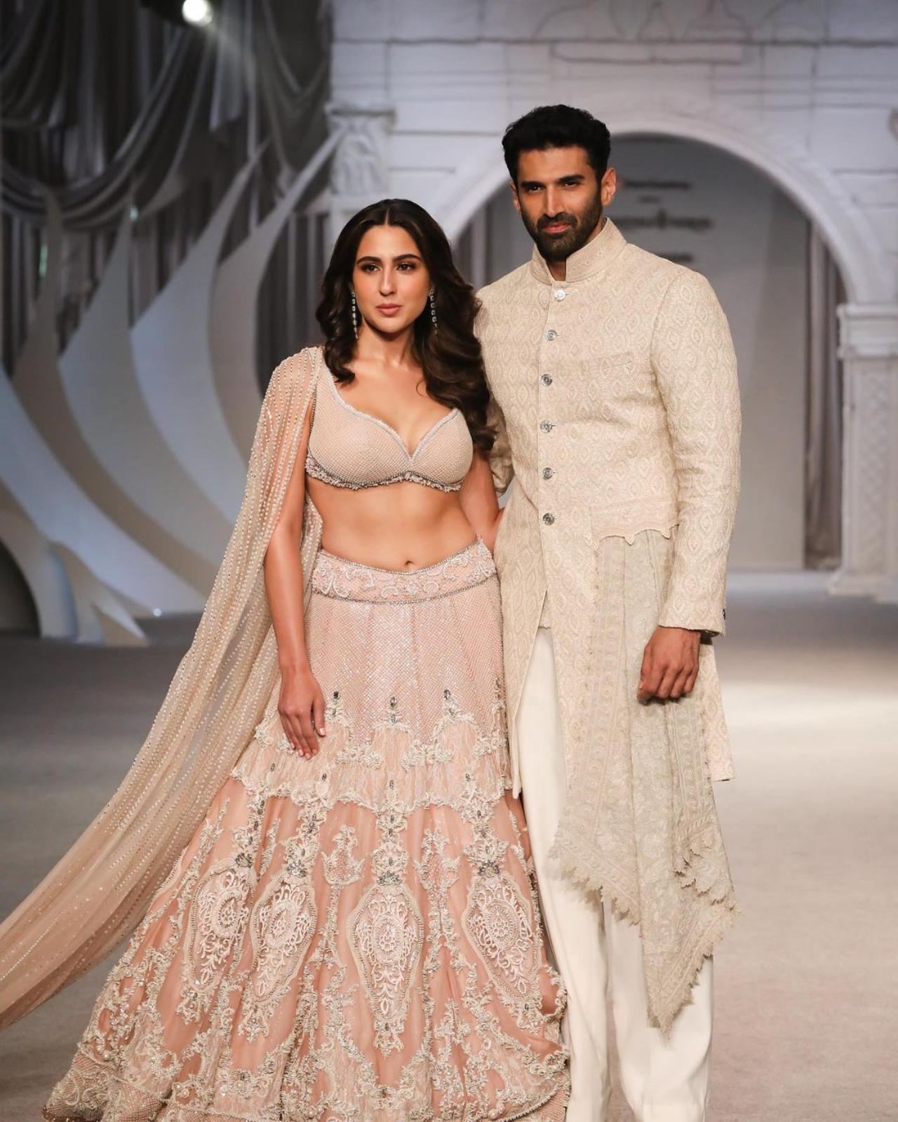 Couturiers Shantnu & Nikhil showcased their collection ‘Etheria’ at India Couture Week 2023. Their collection was inspired by their travels in Italy and fused Indian and Roman aesthetics to create regal outfits