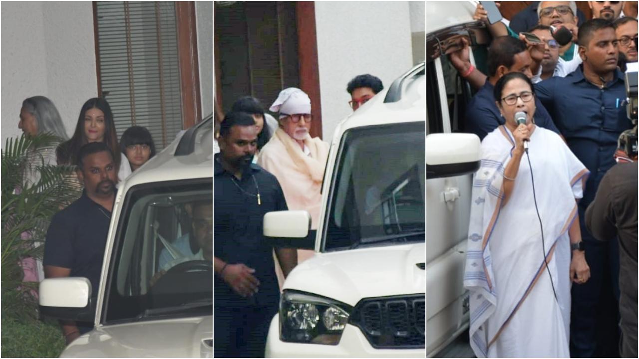 Amitabh Bachchan celebrates Raksha Bandhan with WB CM Mamata Banerjee at Jalsa
