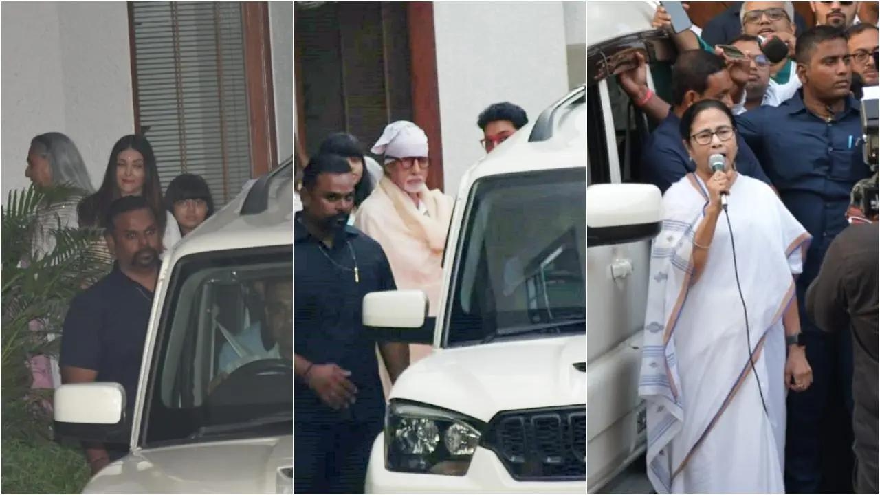 West Bengal CM Mamata Banerjee visited Amitabh Bachchan's residence today to celebrate Raksha Bandhan. Read More