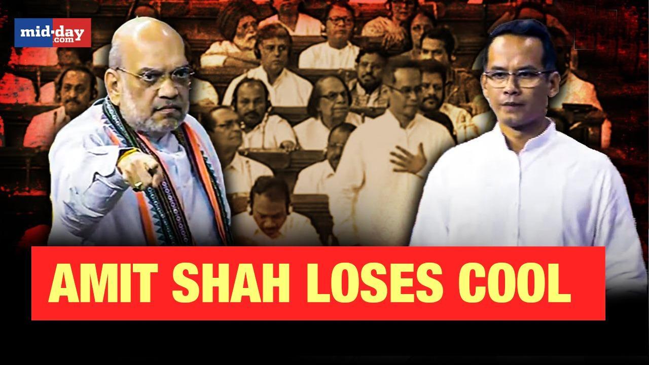 Amit Shah gets angry as Gaurav Gogoi threatens to reveal PM Modi's 'secret talk'
