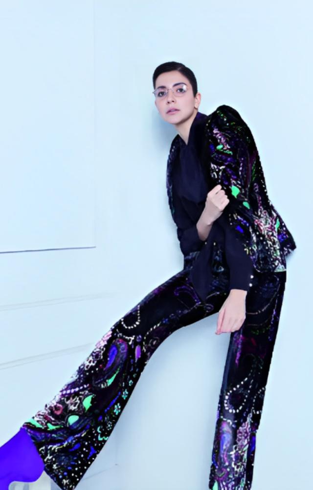 Rocking a faux bob and an impressive array of pantsuits, she effortlessly showcased her alter persona to the world.