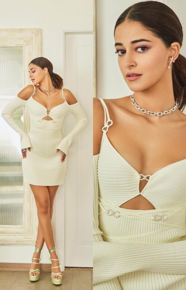 Ananya Panday dazzles in knit chic look!