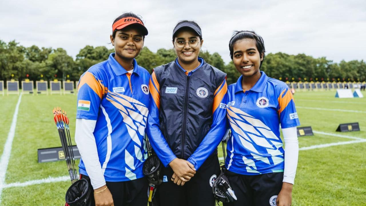 Indian women's compound team wins country's first ever gold in World Archery Championships