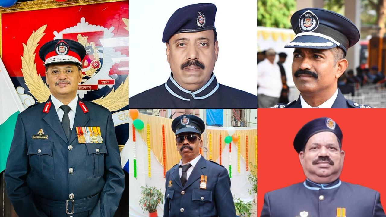 President's Fire Service medals for five Mumbai firemen