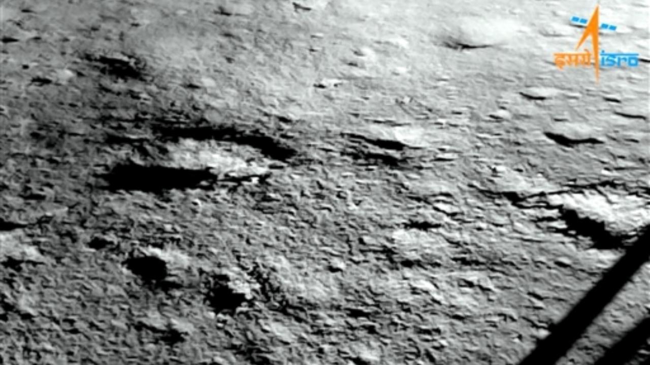 Chandrayaan-3: ISRO shares image of Vikram's landing site