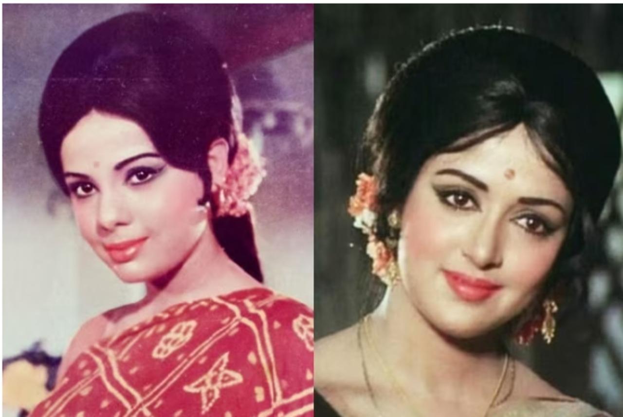It was also known as the 'beehive' cut for its style and size - and was later further popularized by actresses like Hema Malini, Helen and Mumtaz throughout the early '70s. Flowers were often weaved through this hairtstyle - and at other times, it was adorned by side-curled flicks