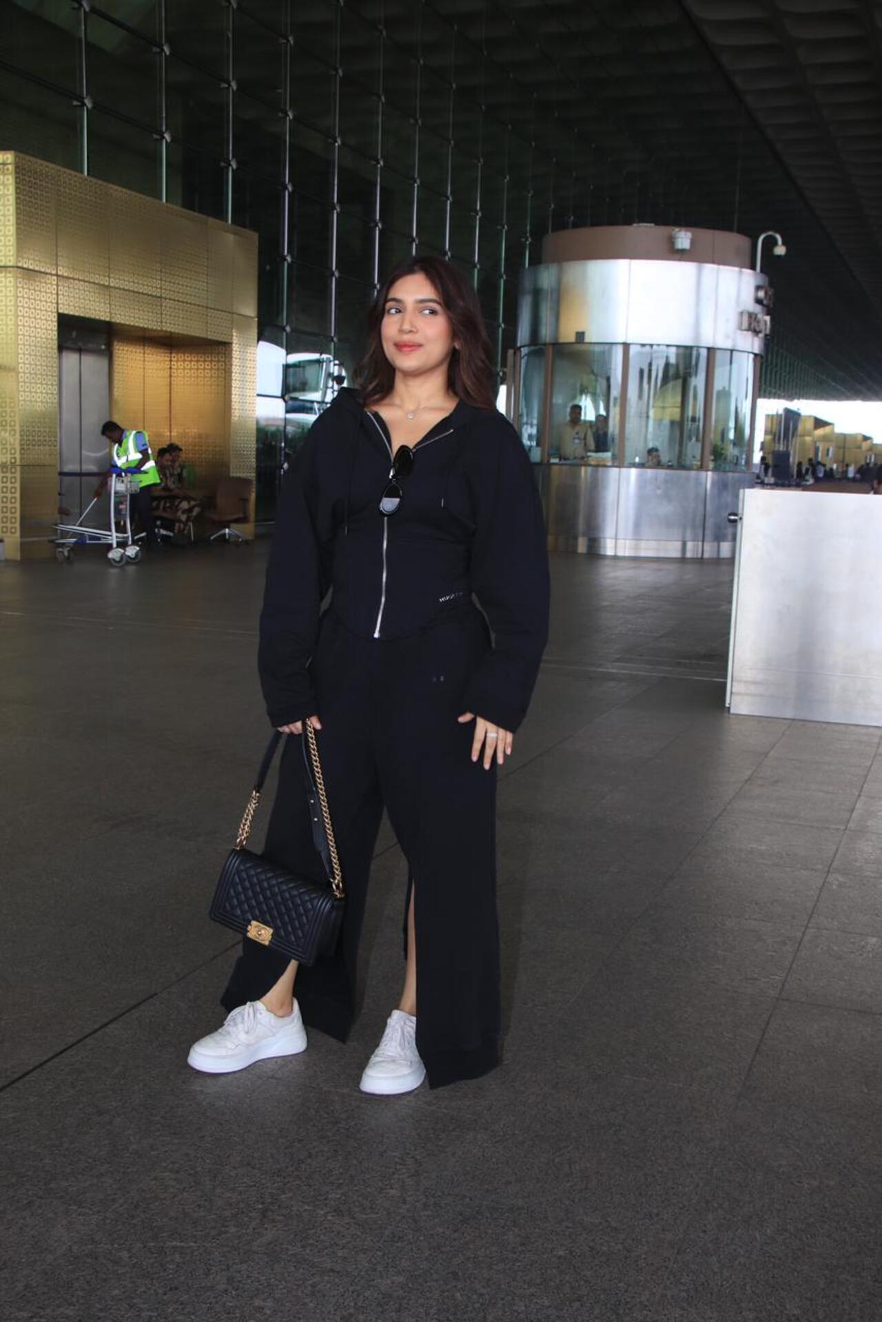 Bhumi Pednekar also left for the Indian Film Festival Of Melbourne