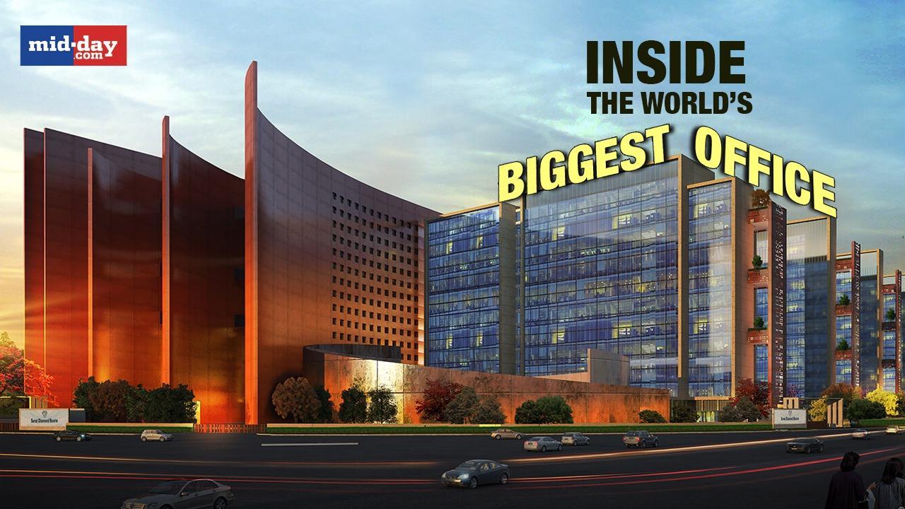 Inside the world’s largest office building at Gujarat’s Surat