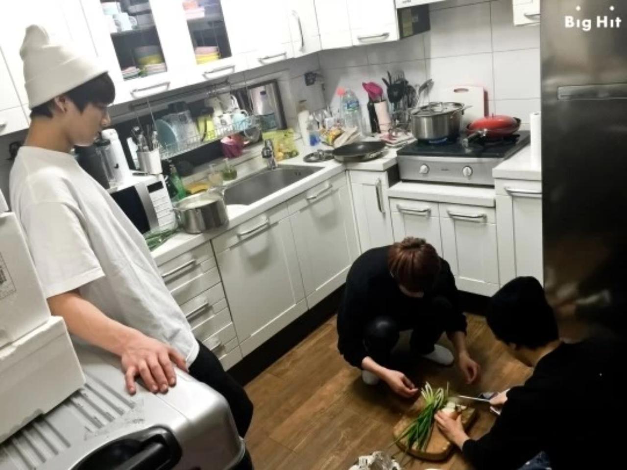 BTS celebrate their group anniversary every year by hosting an event named 'FESTA.' The septet celebrated their very first anniversay in June, 2014 by throwing a house party. Everybody was assigned different duties - main chef Jin cooked a delicious Korean stew while Namjoon was on assistance duty. Their financial constraints at the time meant they had limited kitchen space - and even chopped vegeatbles by squatting on the floor! BTS truly has come a long way since then