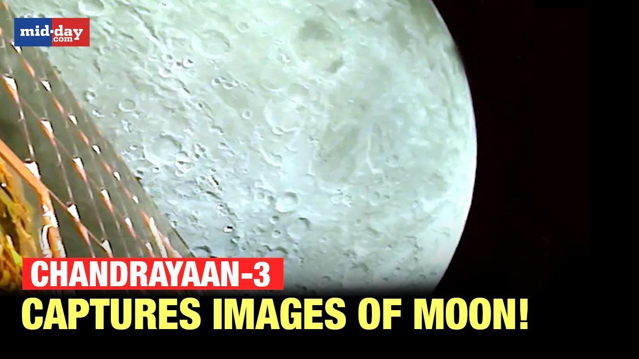 ISRO shares first images of Moon captured by Chandrayaan-3