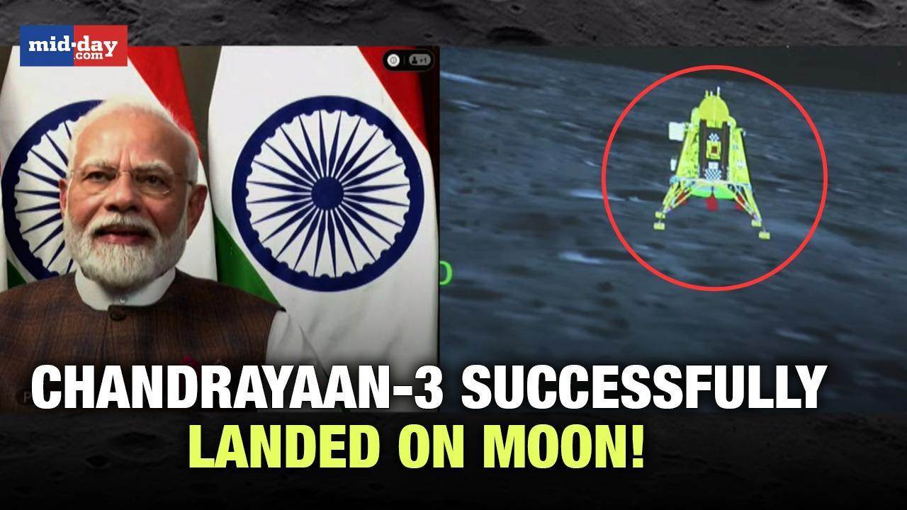 Chandrayaan-3: ISRO's spacecraft successfully makes soft landing on the Moon