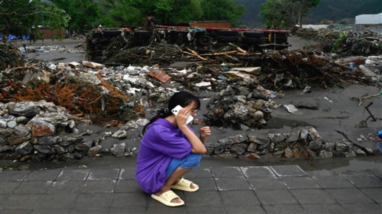 Among the hardest hit areas is Zhuozhou, a small city in Hebei province that borders Beijing's southwest. On Tuesday night, police there issued a plea on Weibo for lights to assist with rescue work.