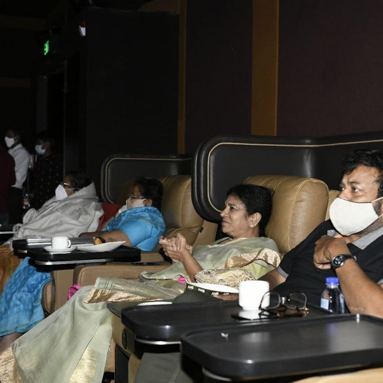 Chiranjeevi and his family head to the theatres to support Pawan Kalyan's Vakeel Saab amid the pandemic