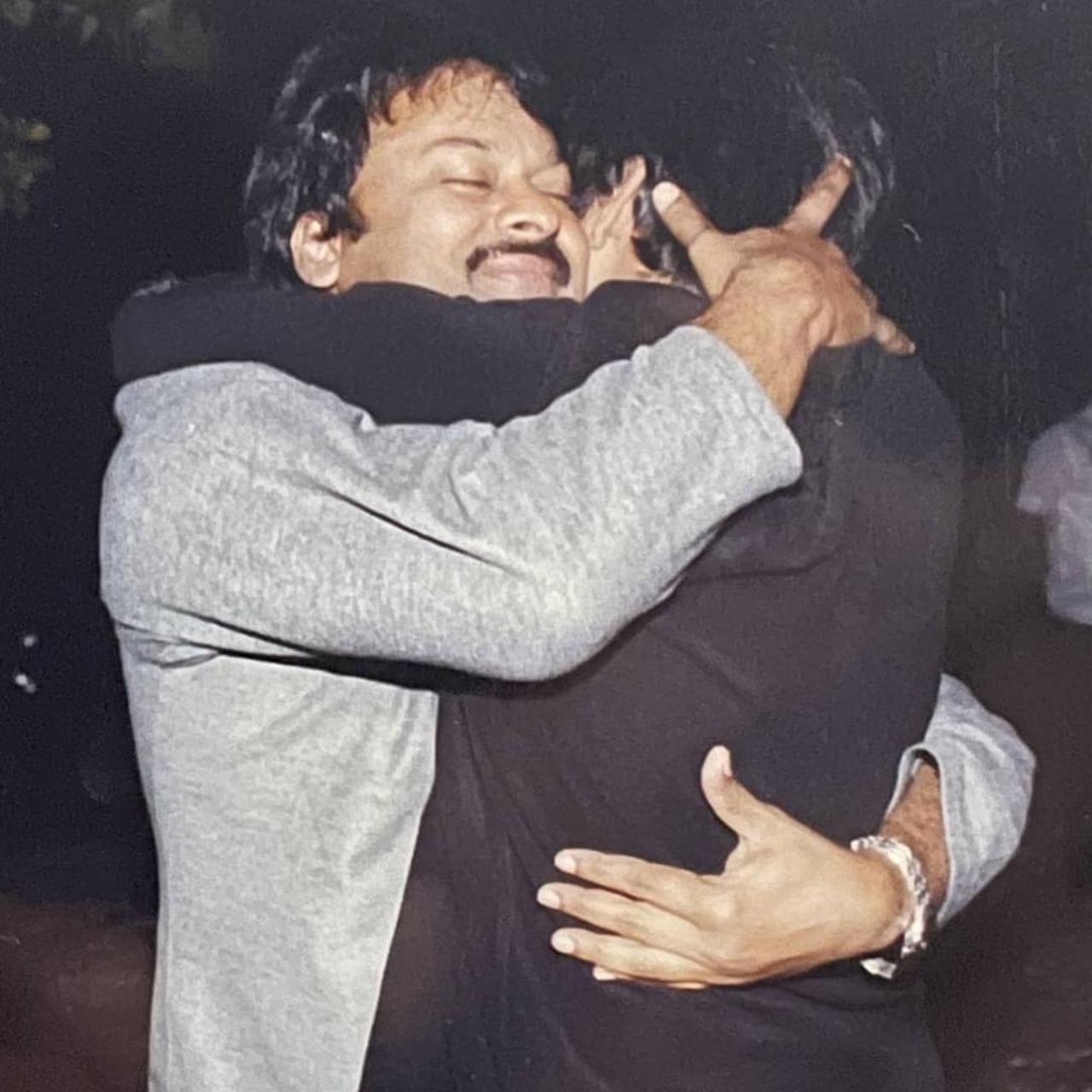 Chiranjeevi shared this picture with Pawan Kalyan to celebrate him returning to the movies after a gap of three years with Vakeel Saab