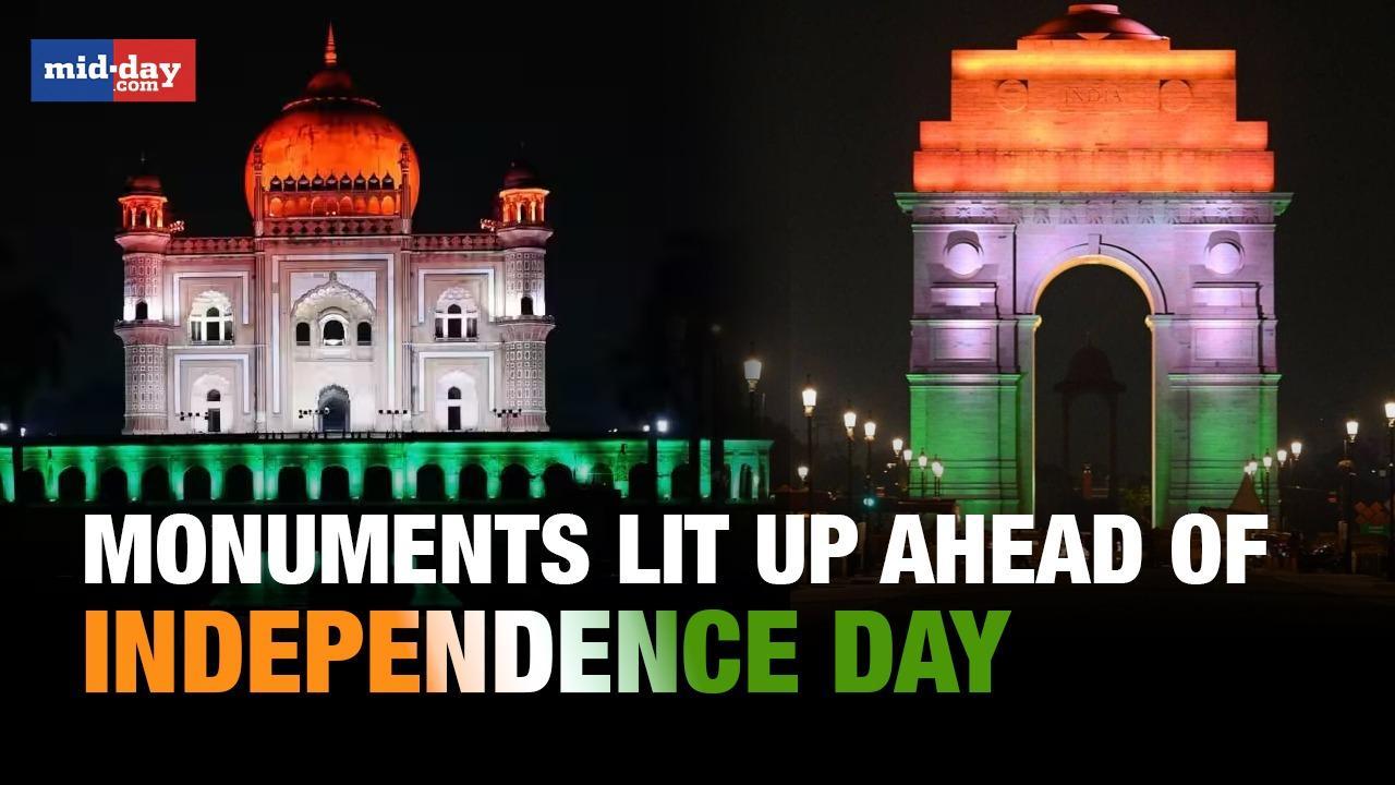 Independence Day 2023: Monuments lit up ahead of August 15 in Delhi