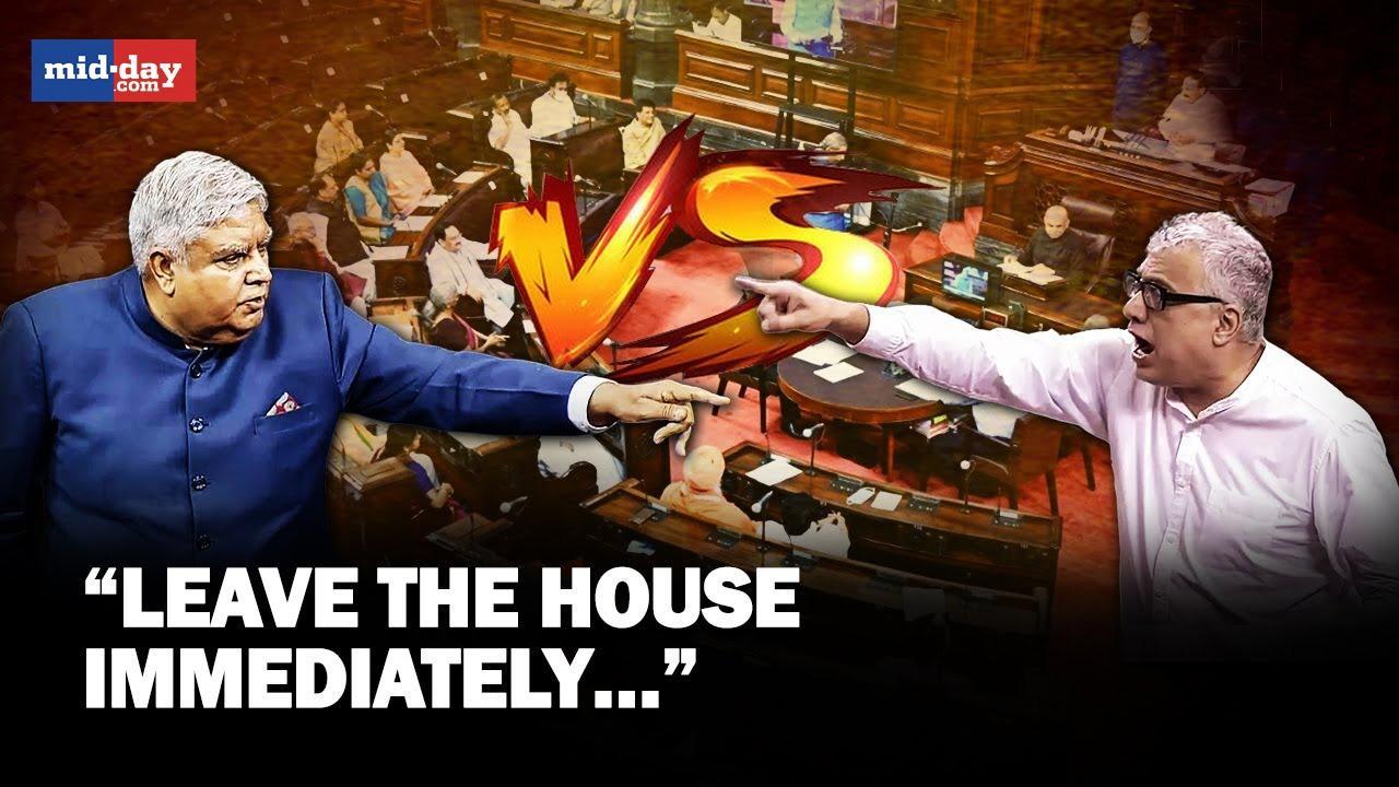 Rajya Sabha speaker Jagdeep Dhankar scolds Derek O'Brien