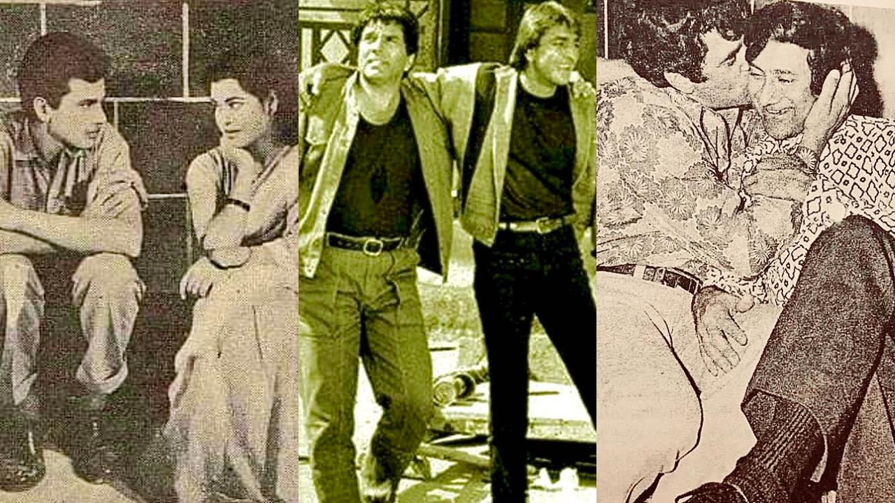 These never-seen-before pictures from our favourite films is what fans anticipate most. Take a look at some heartwarming moments of Dharmendra with Kumkum, Sanjay Dutt and Dev Anand. All the greats in one frame!