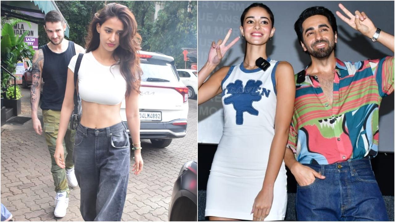 Spotted in the city: Disha, Aleksandar, Ananya, Ayushmann and others
