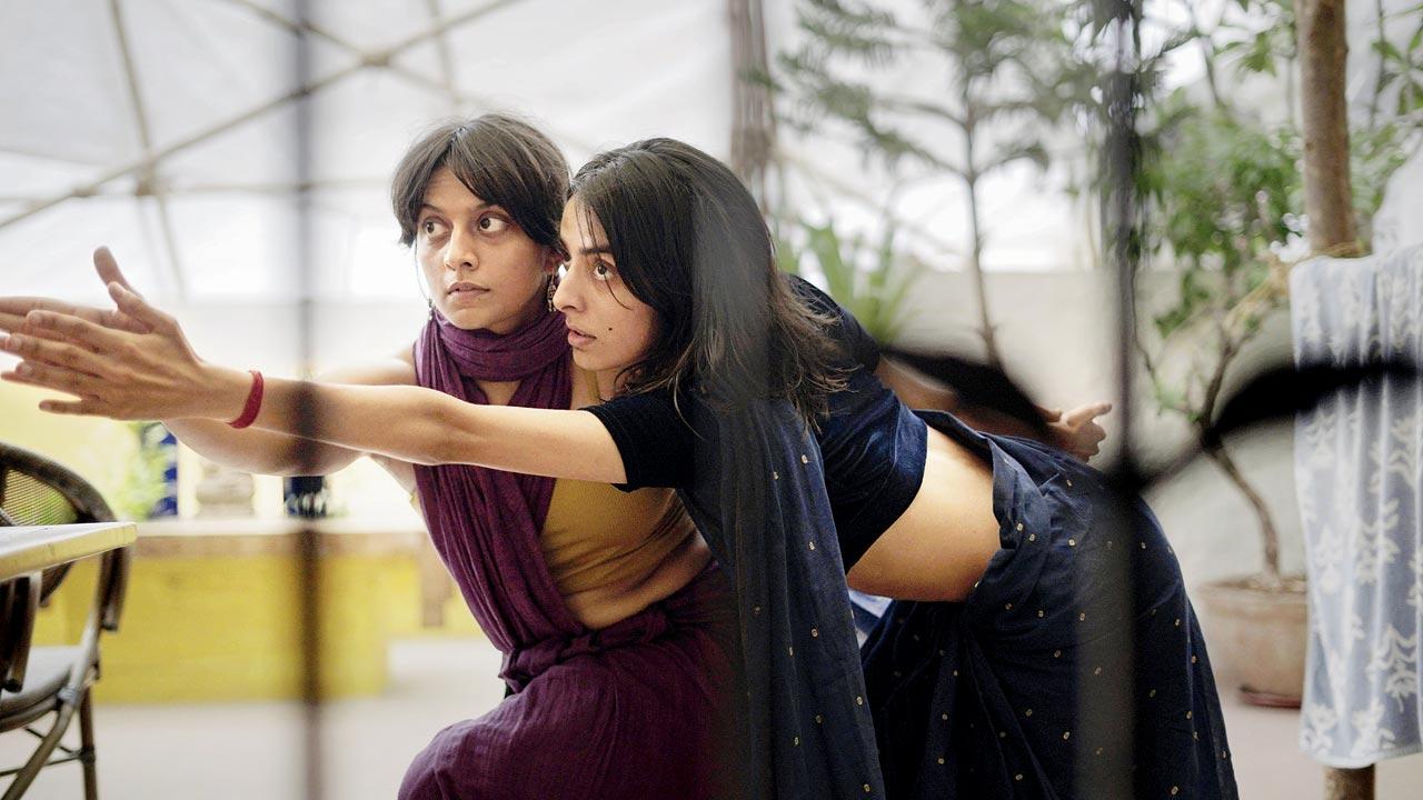 Somya Kautia and Gia Singh Arora.  Pic courtesy/Abir Kasat