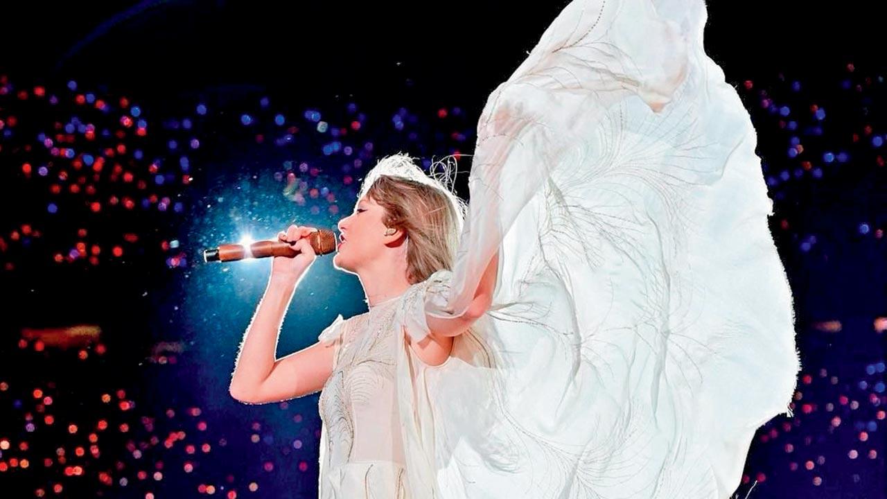 Taylor Swift performs during the Eras Tour. Pic Courtesy/Instagram
