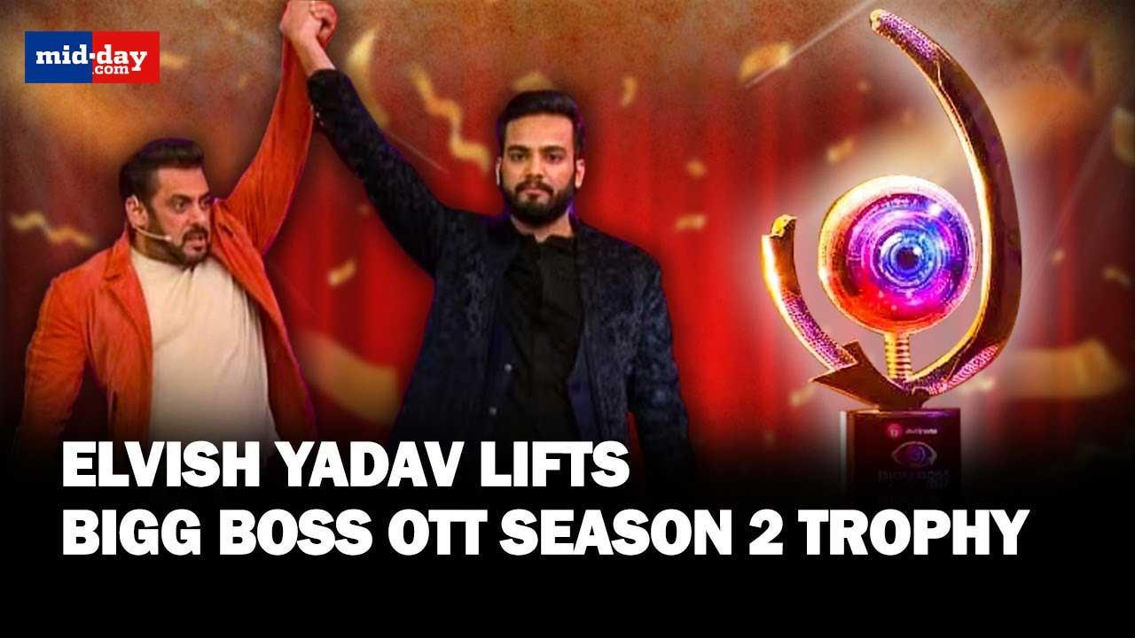 Bigg Boss OTT Season 2 Finale: Elvish Yadav lifts trophy,beats Abhishek Malhan; 
