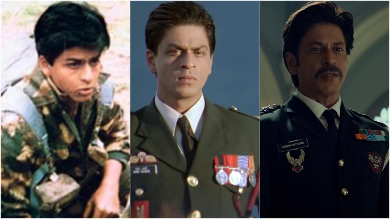 Films in which Shah Rukh Khan played men in uniform
