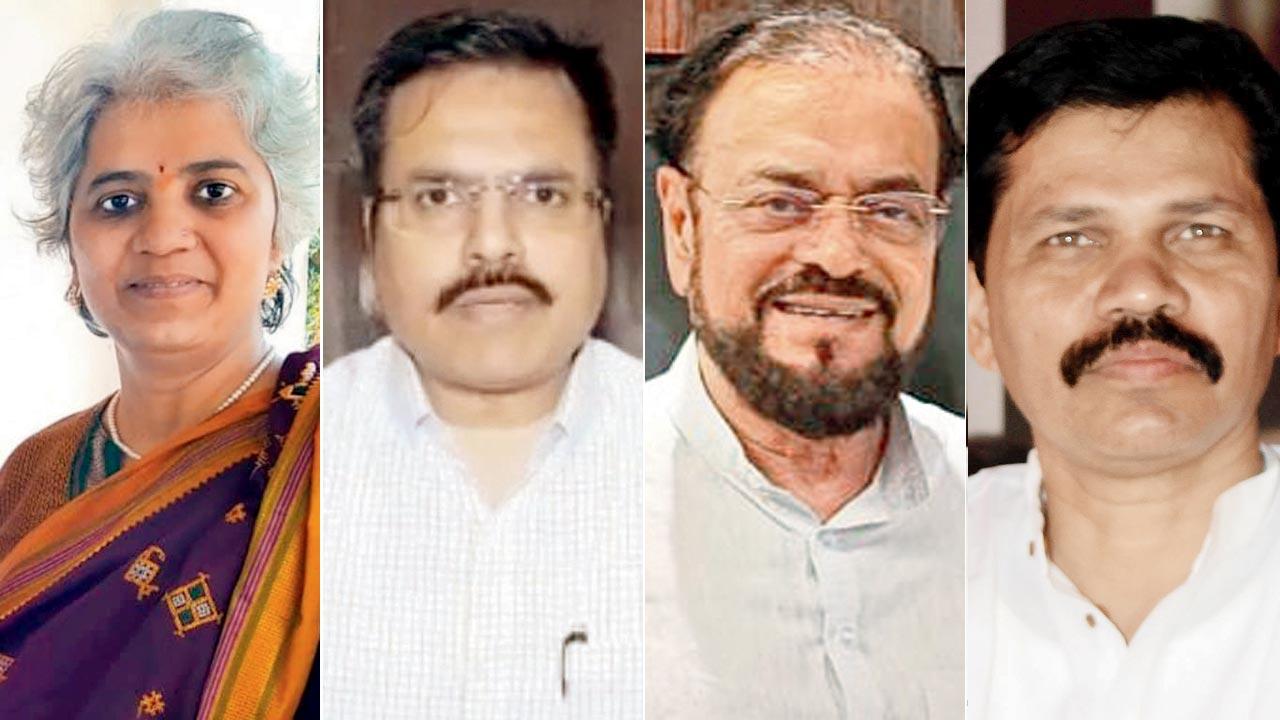 Hemangi Joshi, Suraj Mandhare, Abu Azmi and Kapil Patil 