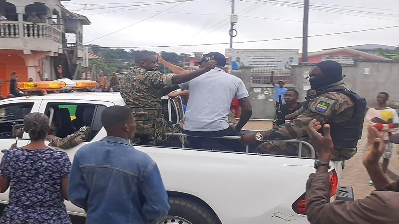 In Photos: Coup in Gabon just days after the presidential election